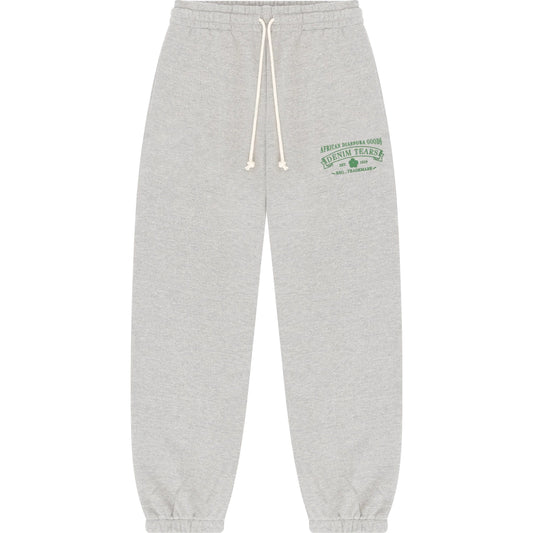 Denim Tears ADG Sweatpants Grey by Denim Tears in Sweatpants. Available at KershKicks for £185.00. A must-have for fans of Denim Tears looking to elevate their style with this Sweatpants.