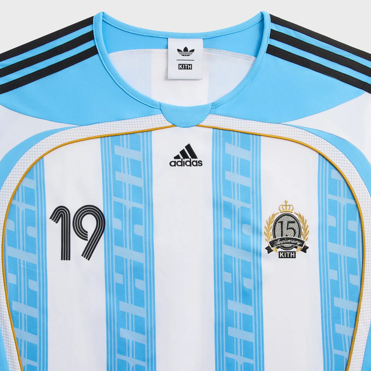 Kith x adidas Messi Football Jersey Blue/White | Kith | KershKicks