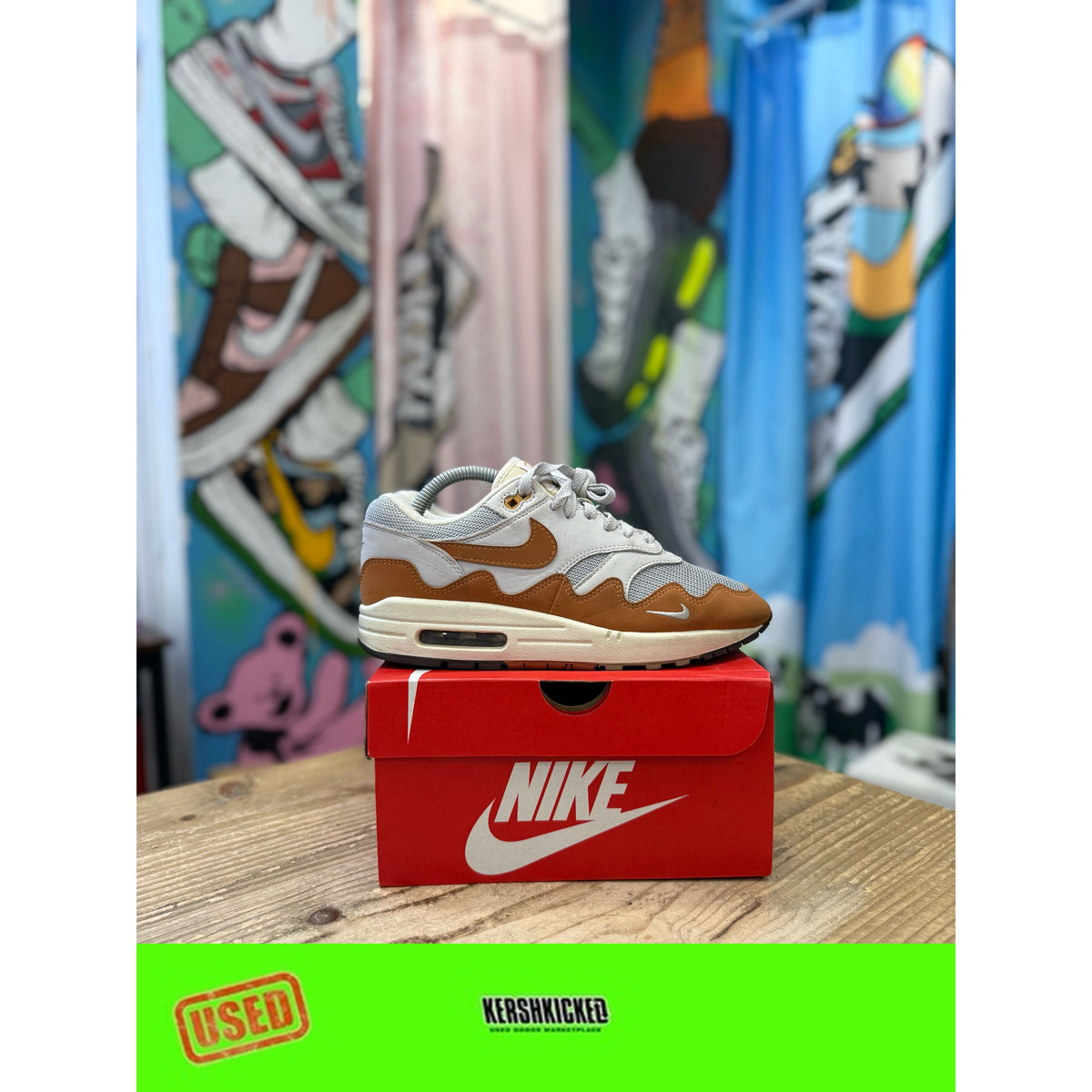 Nike Air Max 1 Patta Waves Monarch UK 6