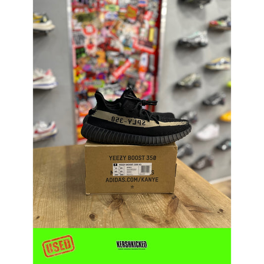 adidas Yeezy Boost 350 V2 Core Black Green UK 10.5 by Yeezy from £145.00