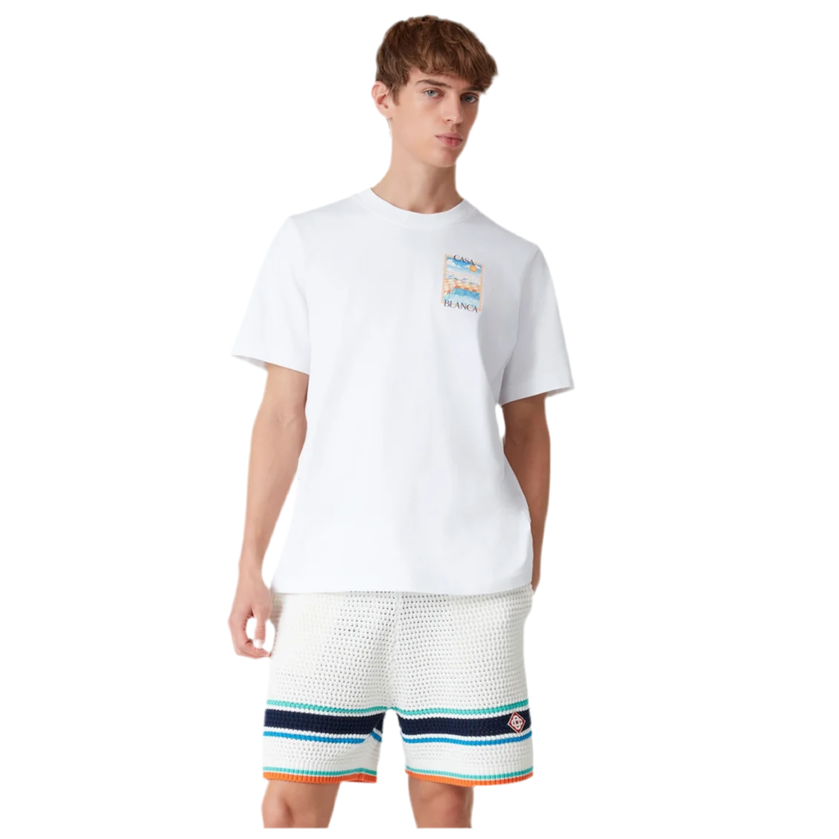 Casablanca Surreal Pool T-Shirt White