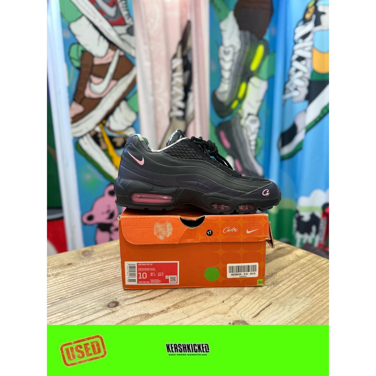 Nike Air Max 95 Corteiz Pink Beam UK 9