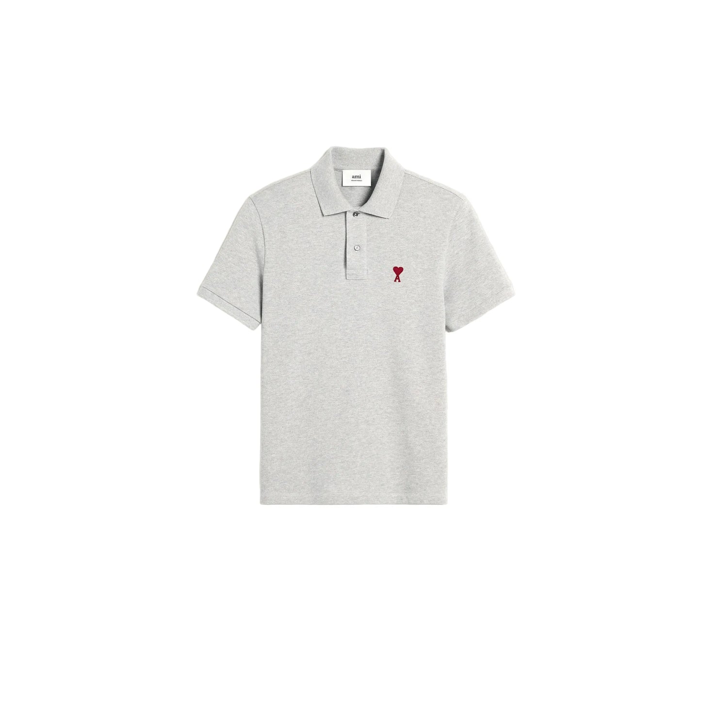 Ami De Coeur Polo Shirt Heather Grey