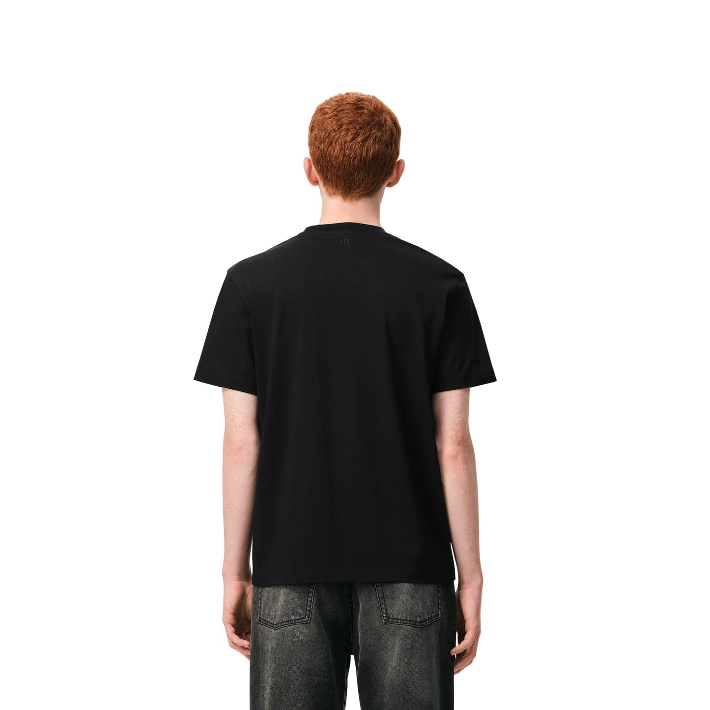 Ami Paris Ami De Coeur T-shirt Black/Red
