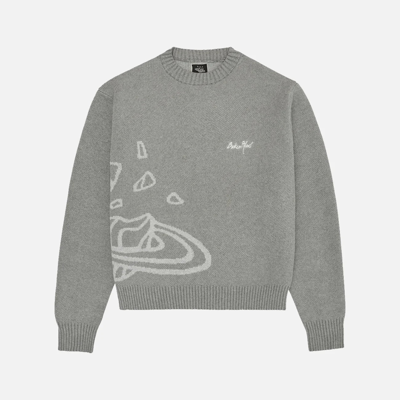 Broken Planet Market Knit Sweater Heather Grey