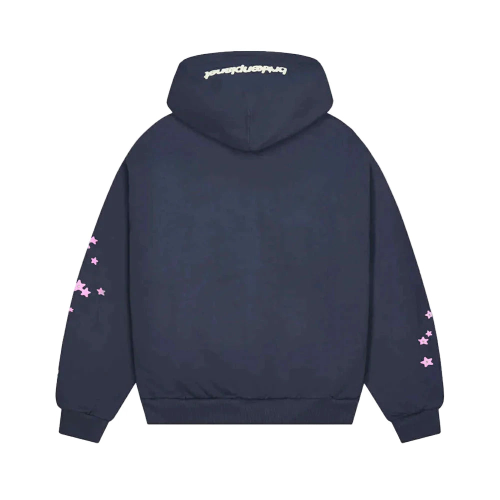 Broken Planet Market All The Stars Deep Navy/Pink Hoodie