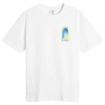 Casablanca White & Lime Arches Short Sleeve T‑Shirt