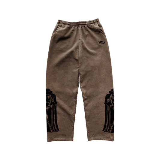 Warren Lotas Duster and Rifle Sweatpants - Brown