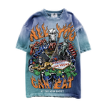 Warren Lotas Buffet T-Shirt - Aquamarine Blue