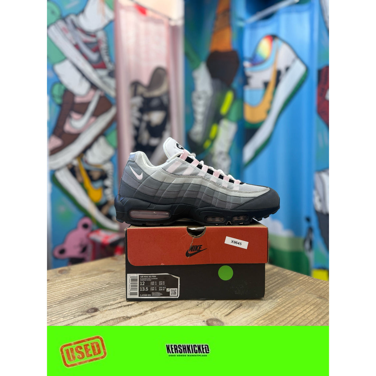 Nike Air Max 95 Gunsmoke Pink Foam (2018) UK 11