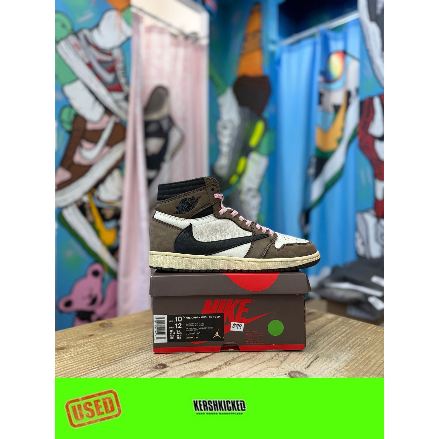 Jordan 1 High Travis Scott Mocha UK 9.5