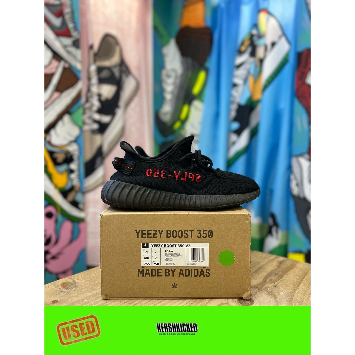 Yeezy 350 Bred  UK7