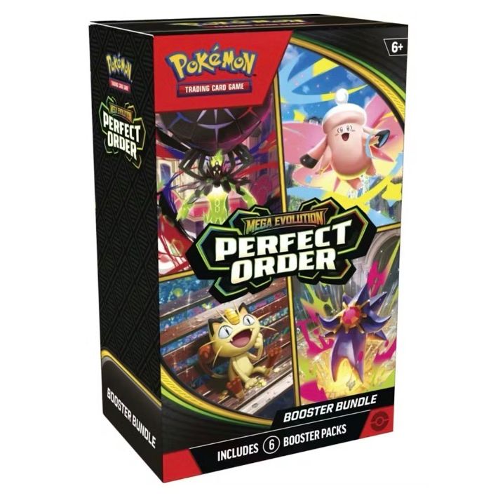 2026 Pokémon Mega Evolution Perfect Order Booster Bundle