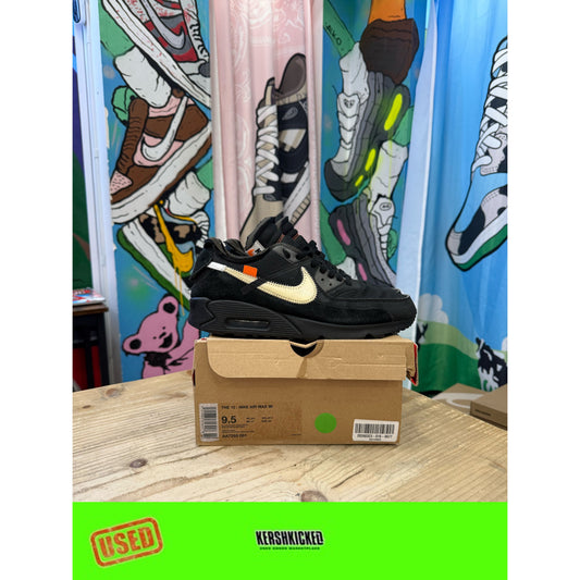 Nike Air Max 90 Off-White Black UK 8.5