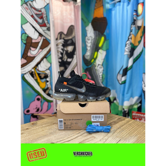 Nike Off White Vapourmax Black UK 8
