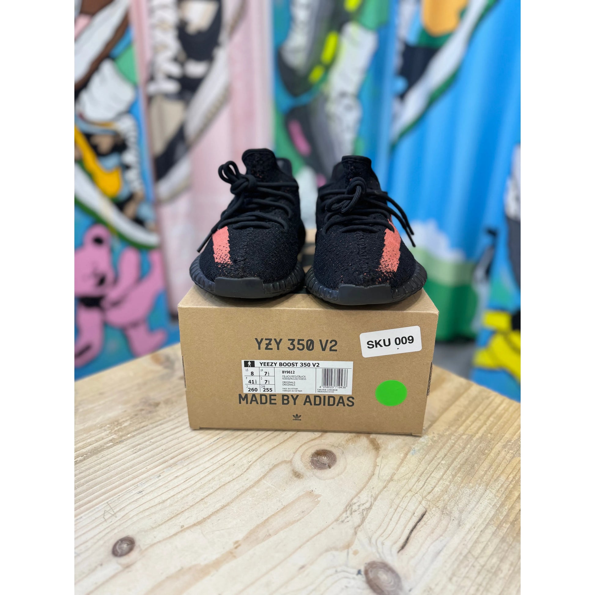 Yeezy Boost 350 Core Black Red UK 7.5 by Yeezy from £130.00