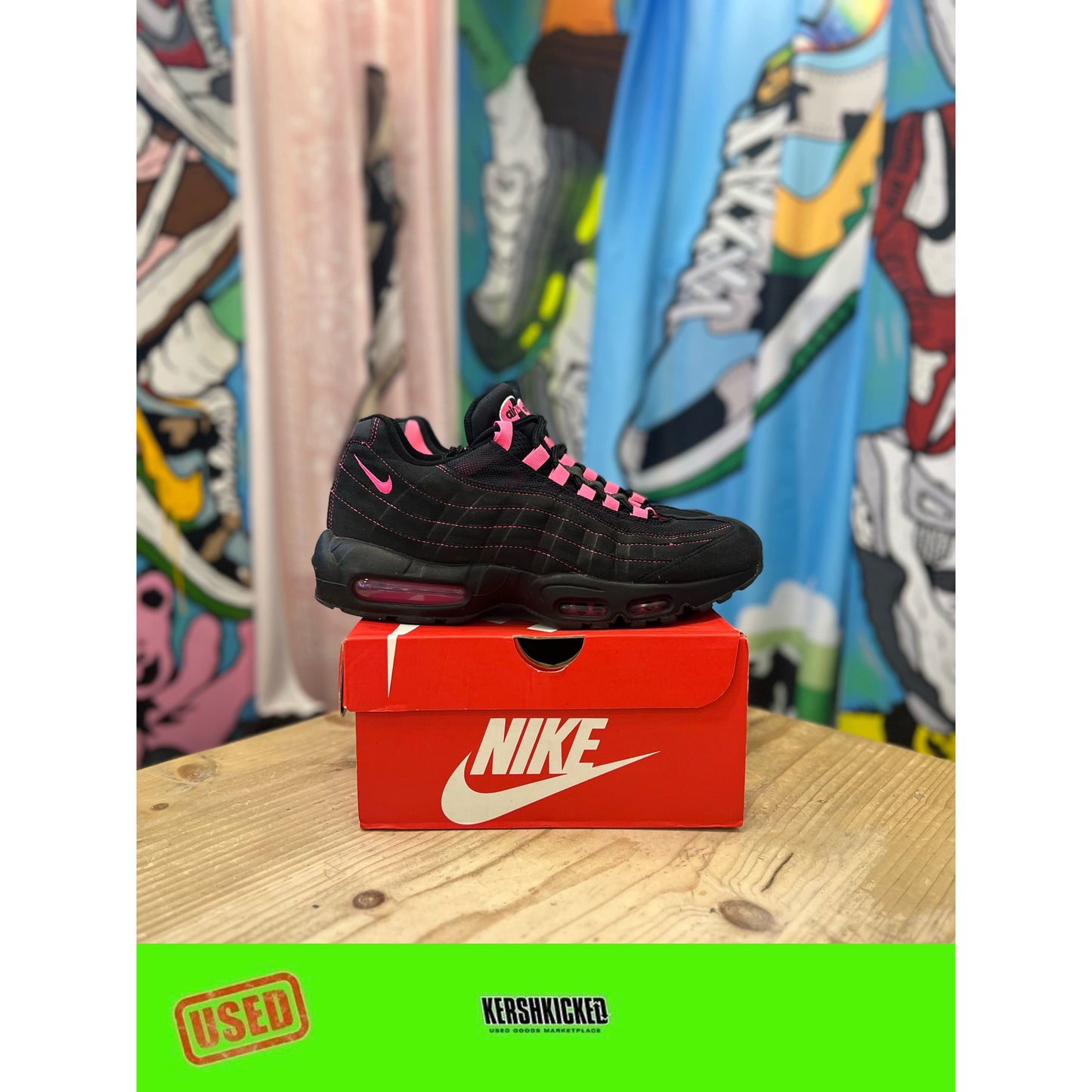 Air max 95 Black Pink UK9