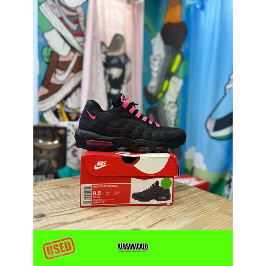 Nike Air Max 95 Black Pink Blast UK 8.5