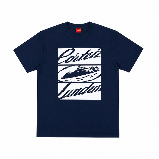 Corteiz Lundun Tee Navy