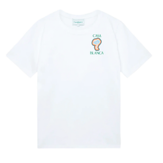 Casablanca Rainbow Mushroom T-Shirt White