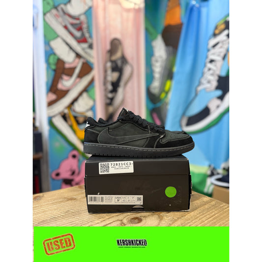 Jordan 1 Low  x Travis Scott Black Phantom UK8.5
