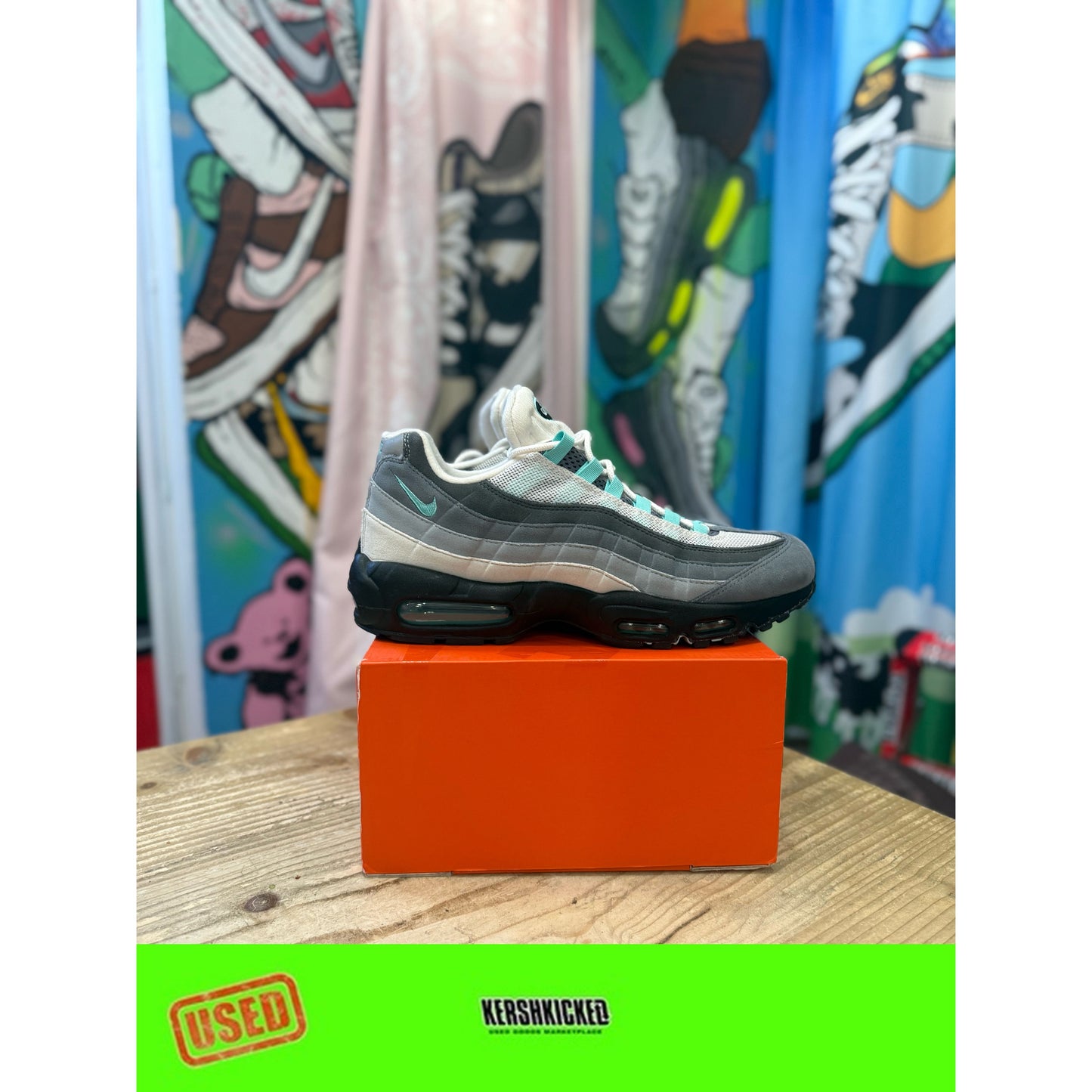 Nike Air Max 95 Hyper Turquoise UK 9