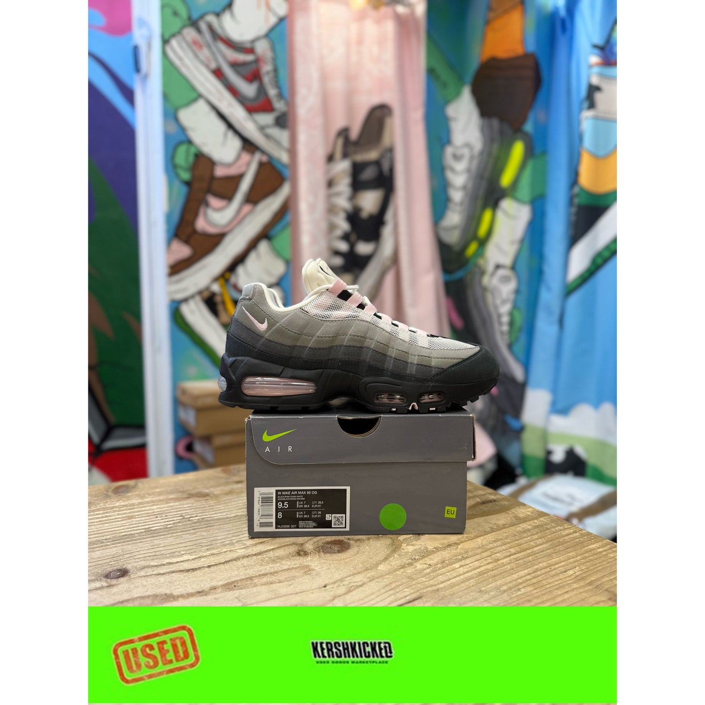 Nike Air Max 95 Big Bubble Pink Foam UK 7