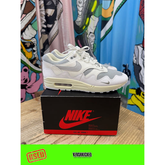 Nike Air Max 1 Patta Waves White UK 8