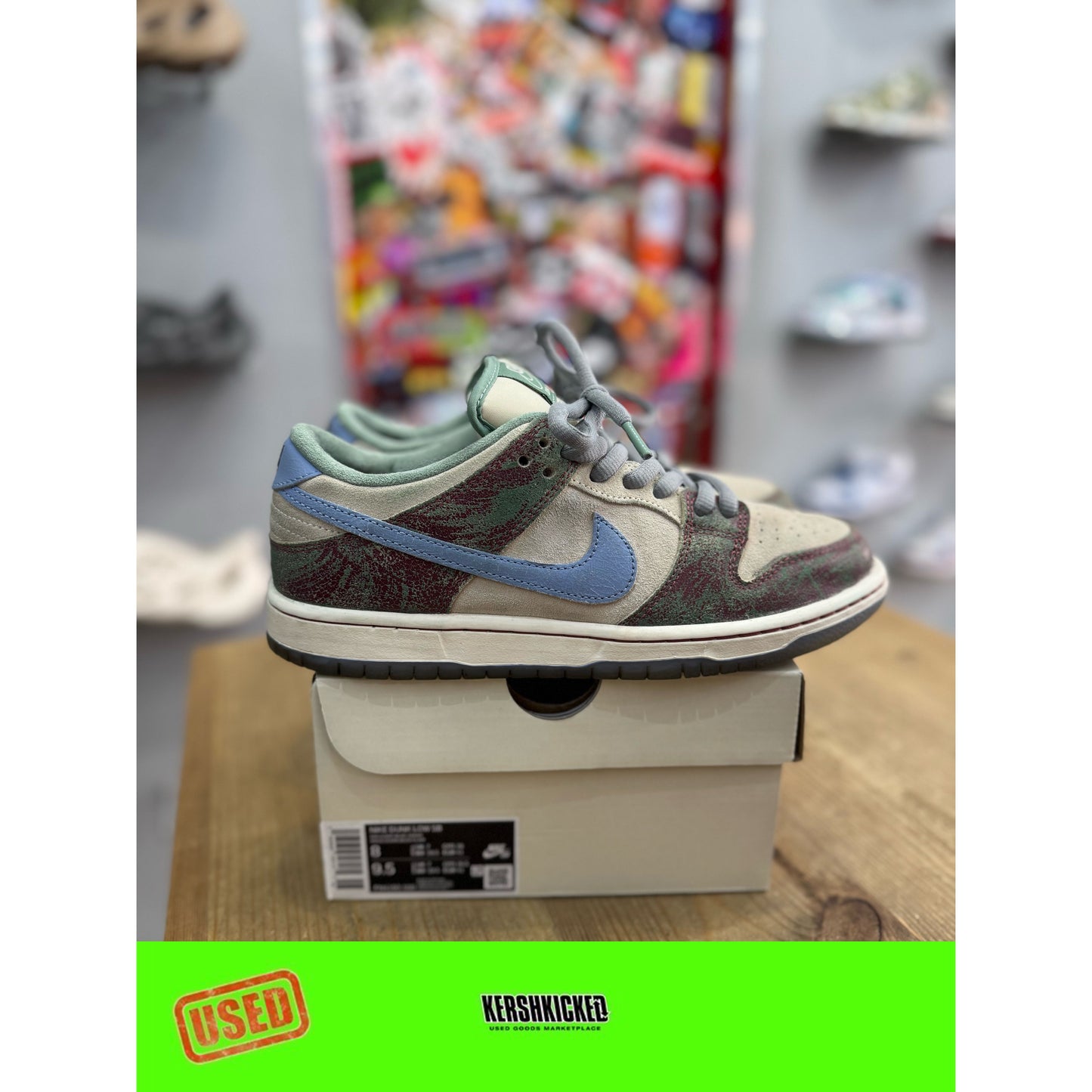Nike SB Dunk Low Crenshaw Skate Club UK 7
