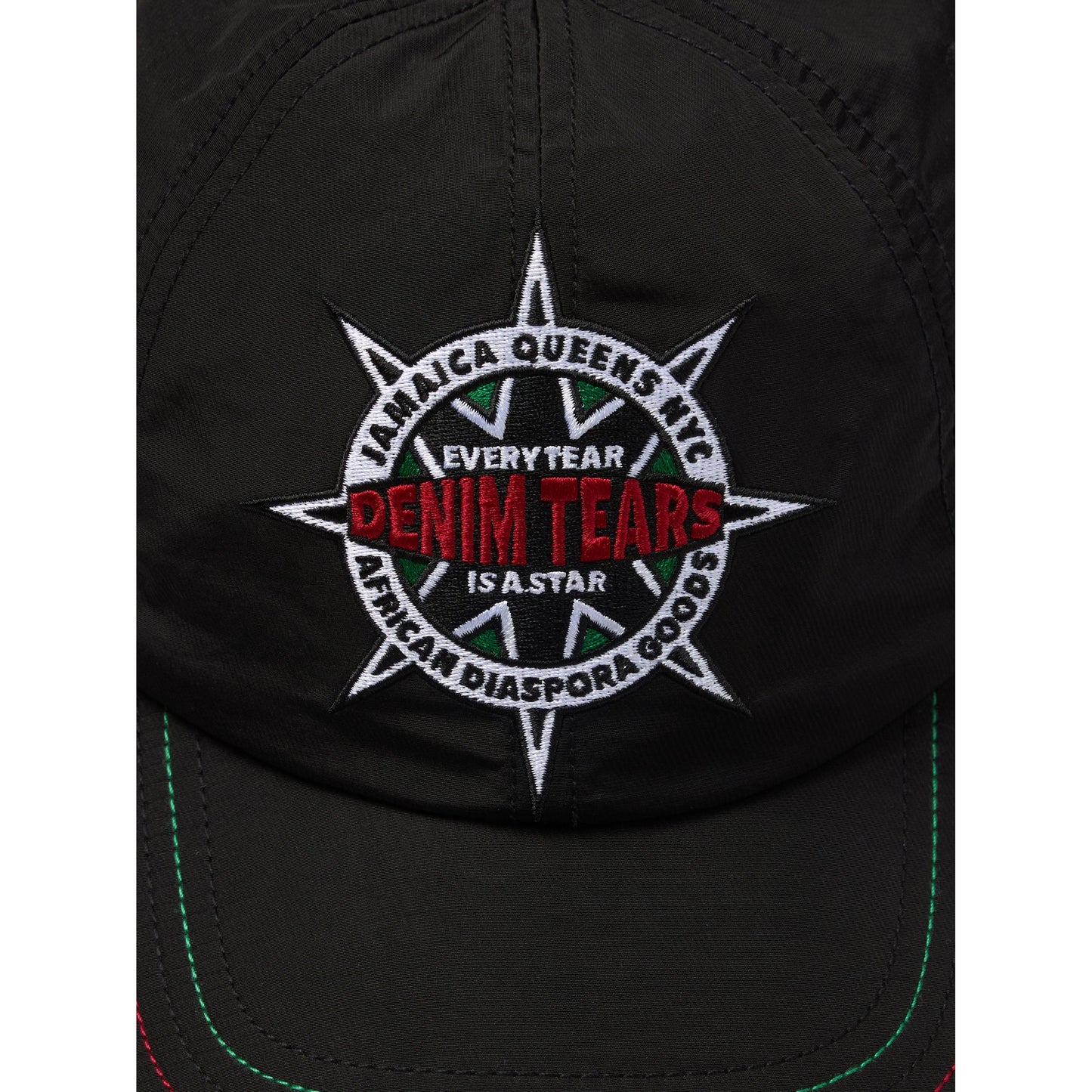 Denim Tears Star Cap Black