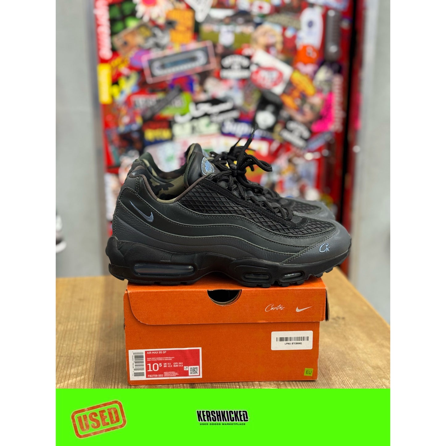 Nike Air Max 95 Corteiz Aegean Storm UK 9.5.