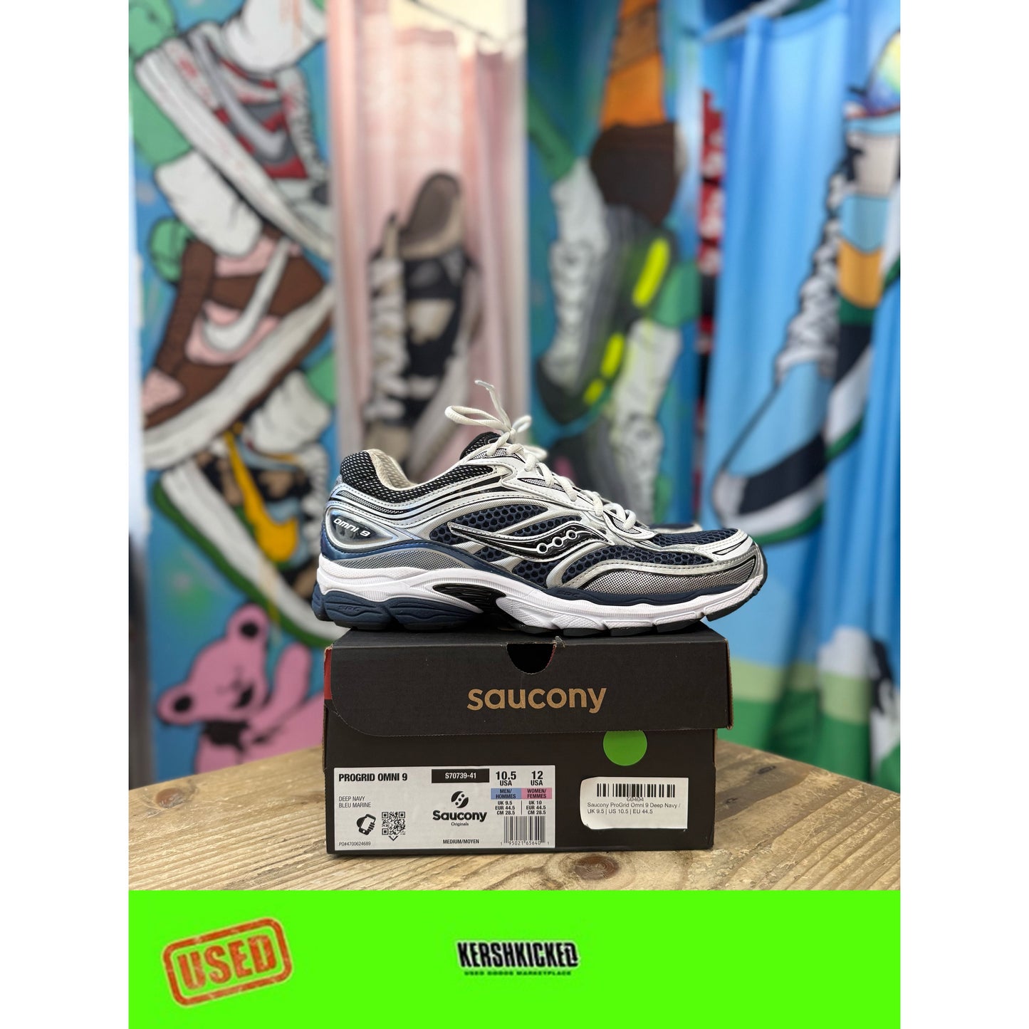 Saucony Omni 9 Deep Navy UK 9.5