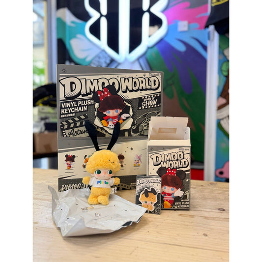 Pop Mart DIMOO World x Disney Series Vinyl Plush Keychain Blind Box
