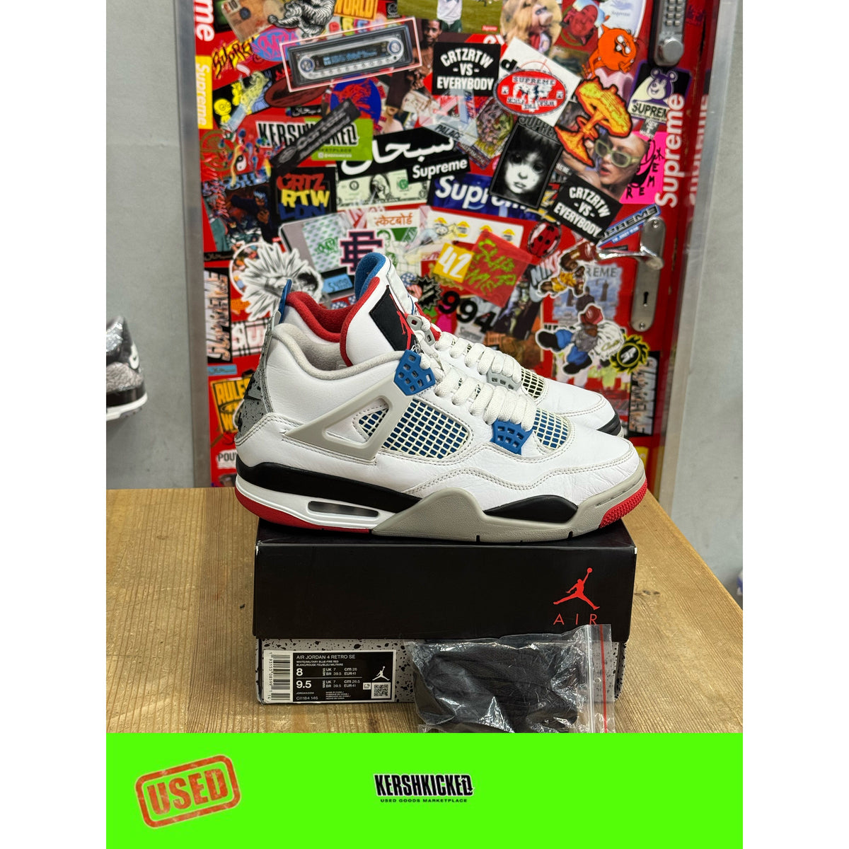 Jordan 4 Retro What The UK 7