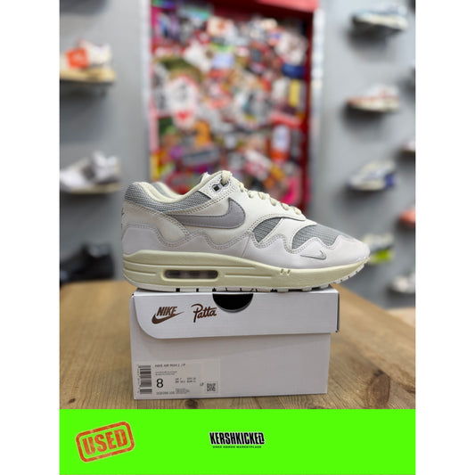 Nike Air Max 1 Patta Waves White UK 7