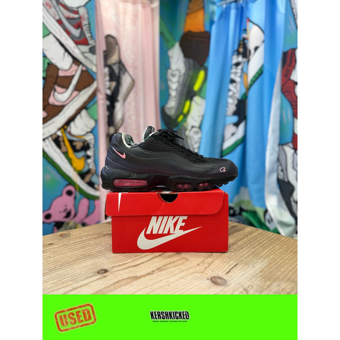 Nike Air Max 95 Corteiz Pink Beam UK10