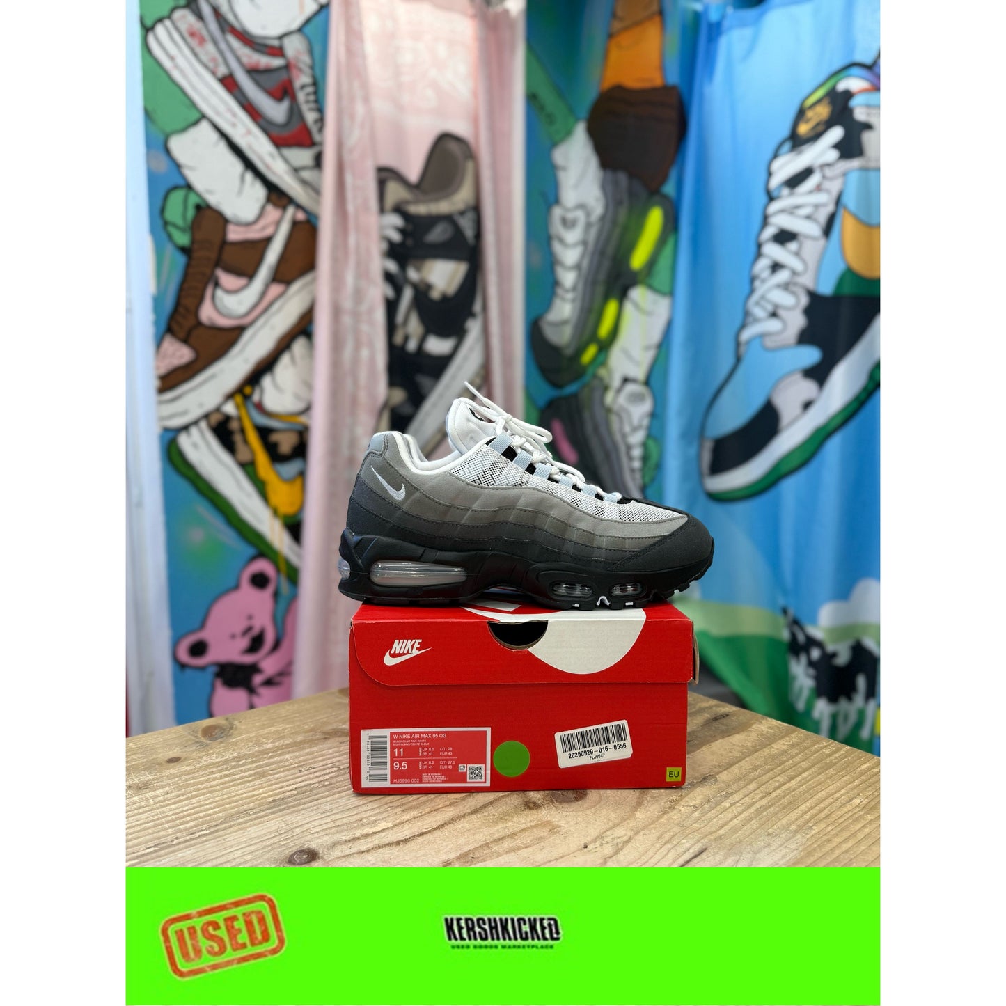 Nike Air Max 95 Big Bubble Blue Tint UK 8.5