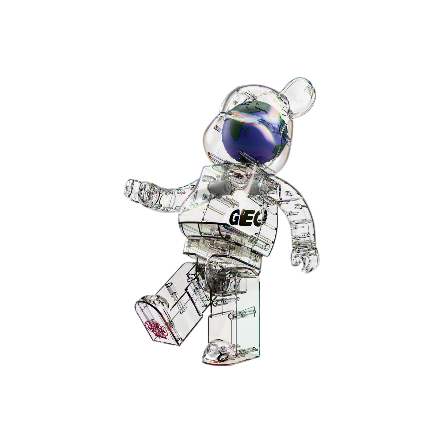 Bearbrick GEO Earth 100% & 400% Set
