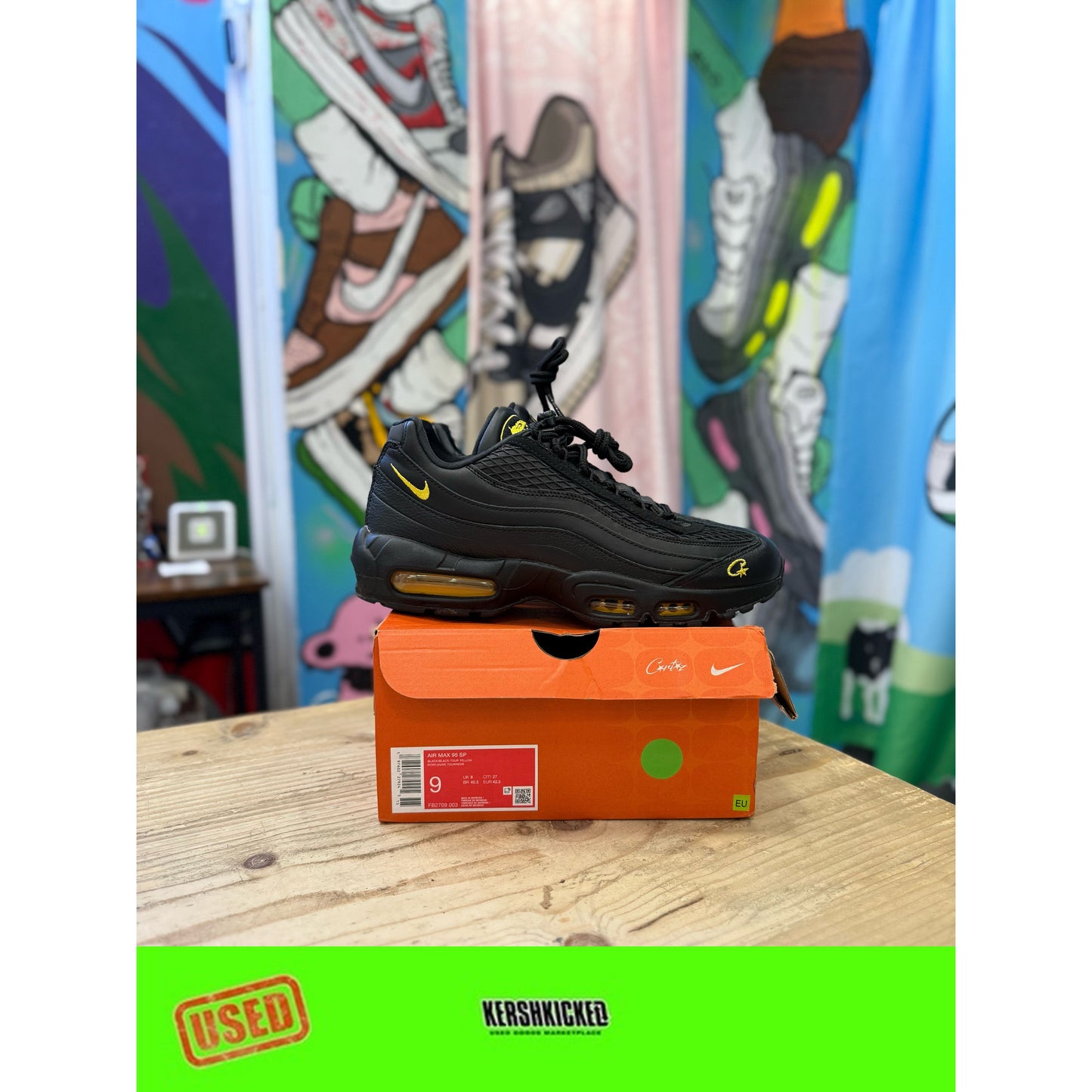 Air Max 95 Corteiz Honey Black UK 8