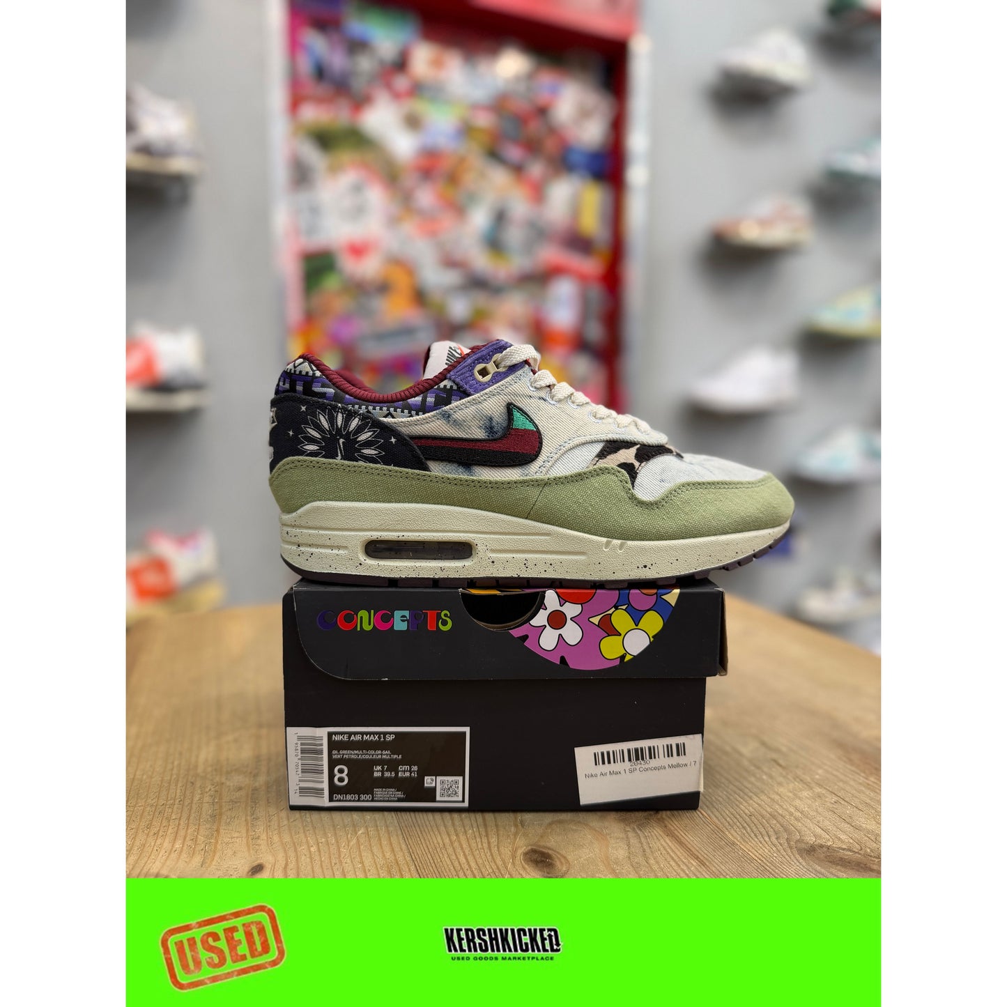 Nike Air Max 1 SP Concepts Mellow UK 7