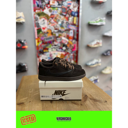 Jordan 1 Low Travis Scott Velvet Brown UK-8