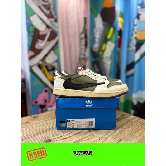 Jordan 1 Retro Low OG SP Travis Scott Medium Olive UK9.5