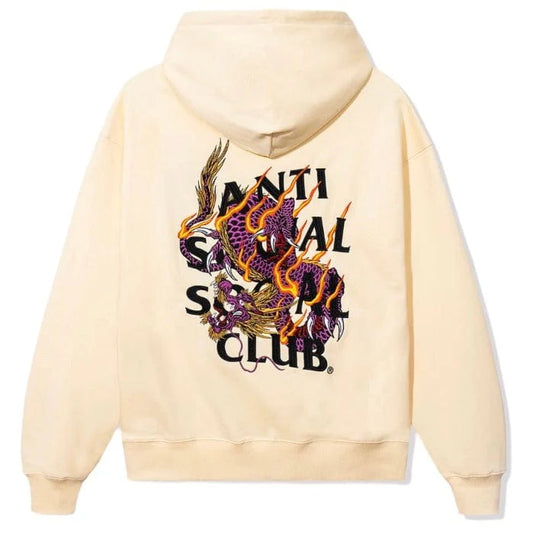 Anti Social Social Club Quivering Liquids Hoodie Ecru by Anti Social Social Club in . Available at KershKicks for £125.00. A must-have for fans of Anti Social Social Club looking to elevate their style with this Hoodie.