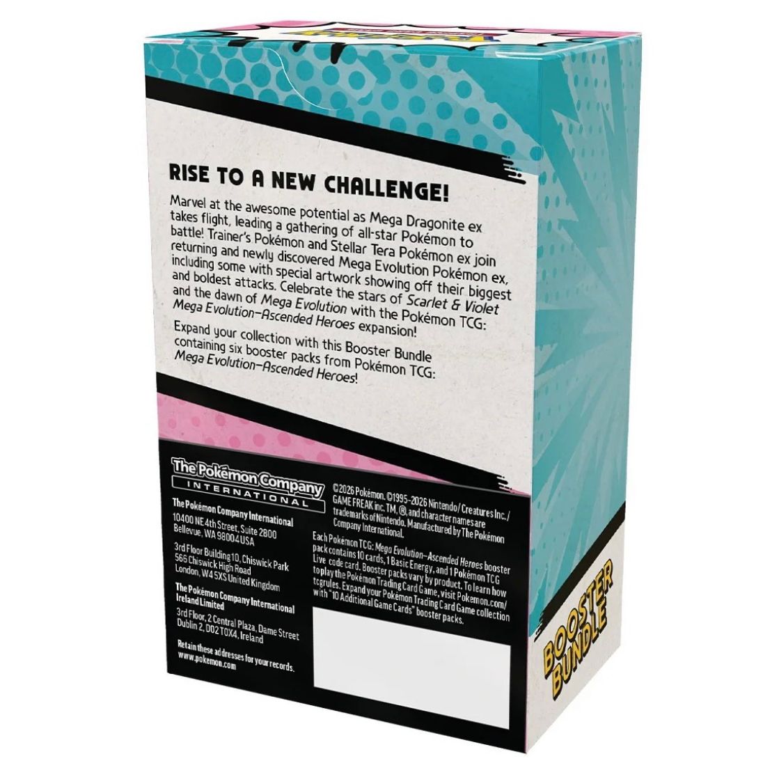 2026 Pokémon Mega Evolution Ascended Heroes Booster Bundle