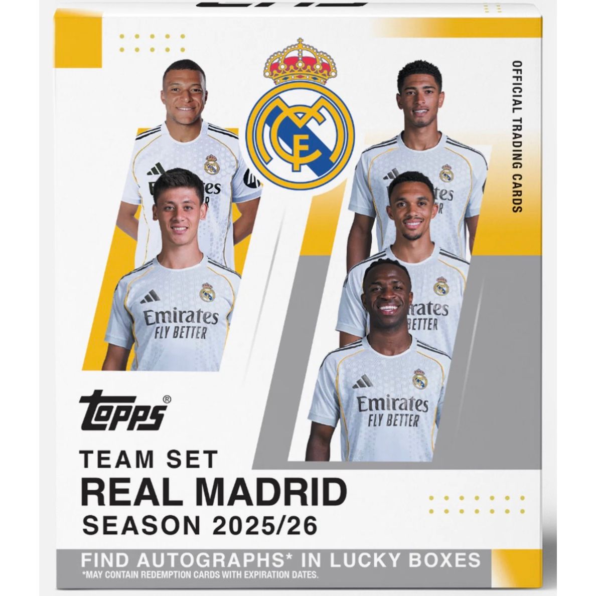 2025-26 Topps Team Set Real Madrid Hobby Box