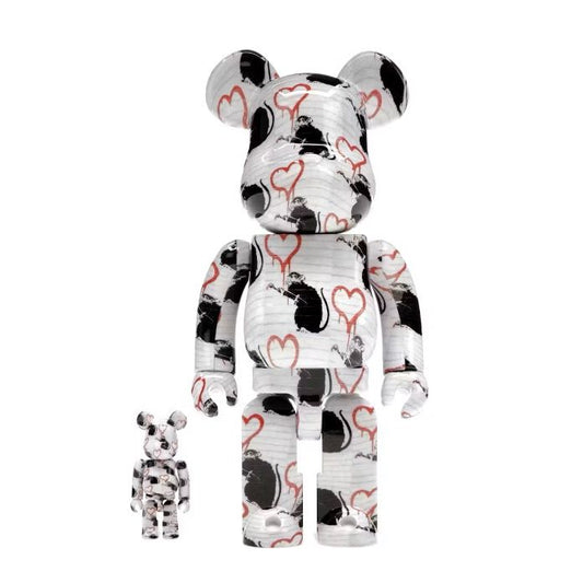 Bearbrick Love Rat 100% & 400% Set