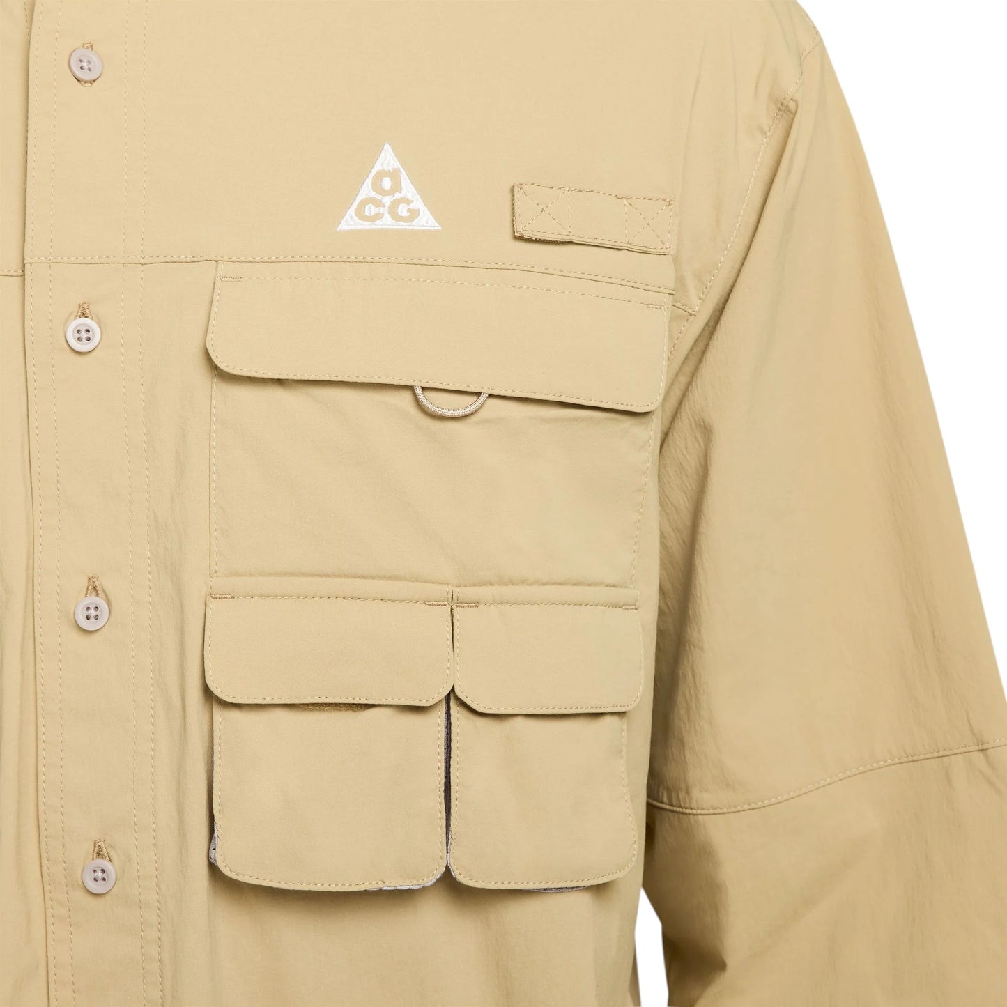 Nike Acg Orb Weaver Drifit Adv Uv Shirt Beige