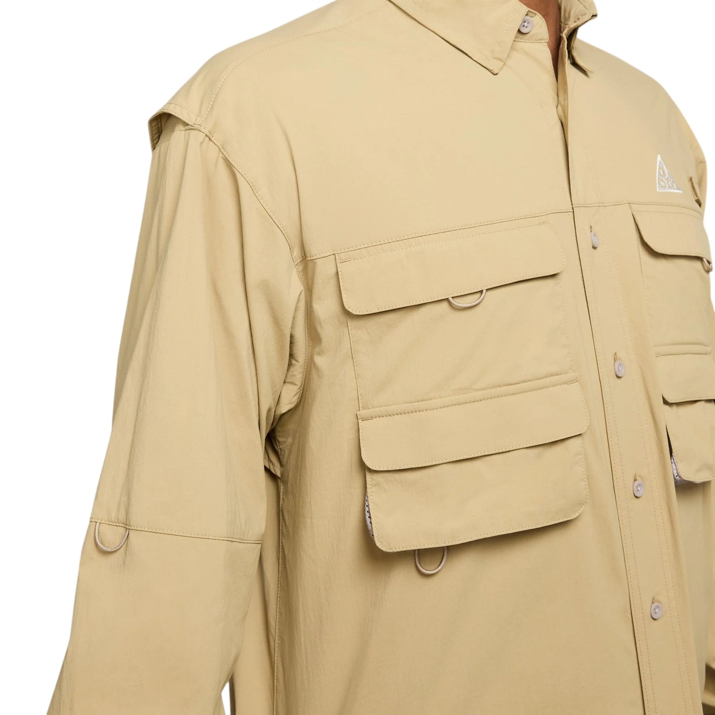 Nike Acg Orb Weaver Drifit Adv Uv Shirt Beige