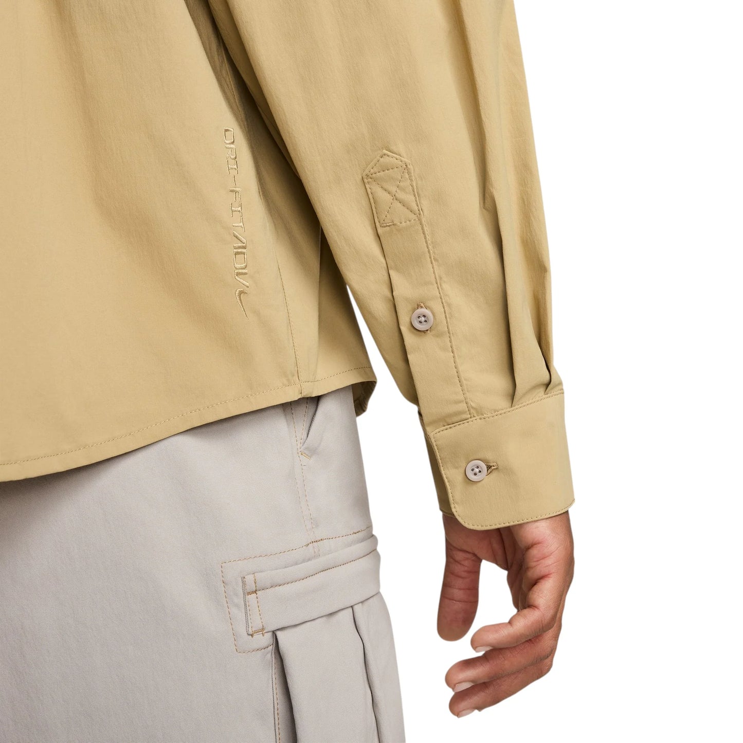 Nike Acg Orb Weaver Drifit Adv Uv Shirt Beige
