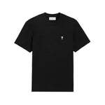 AMI Paris Organic Cotton Ami de Coeur T-Shirt Noir/Blanc Creme